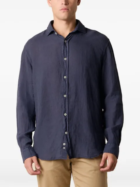 Brooks Brothers spread-collar linen shirt