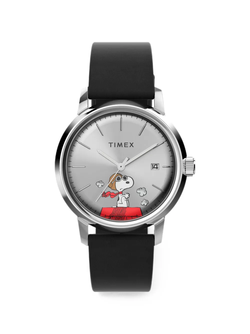 TIMEX x Peanuts Snoopy Flying Ace 40mm watch - Argento