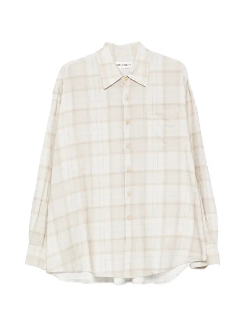 OUR LEGACY Borrowed check-print shirt
