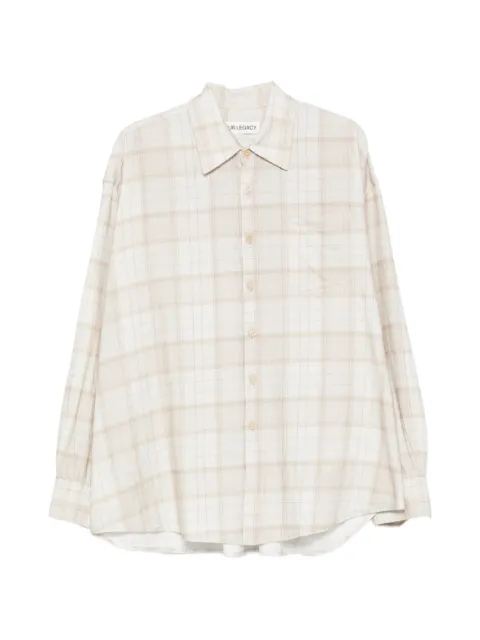 OUR LEGACY Borrowed check-print shirt