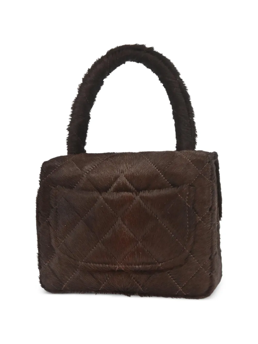 CHANEL Pre-Owned Micro Classic Flap Handbag | Brown | FARFETCH CA