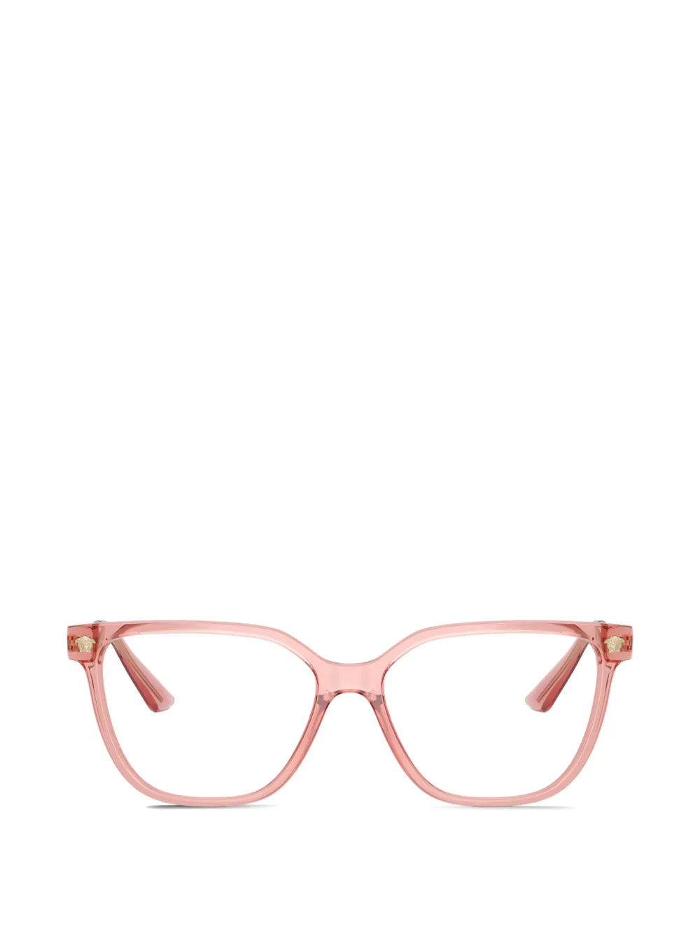 Versace Eyewear Medusa Head-appliqué glasses - Rosa