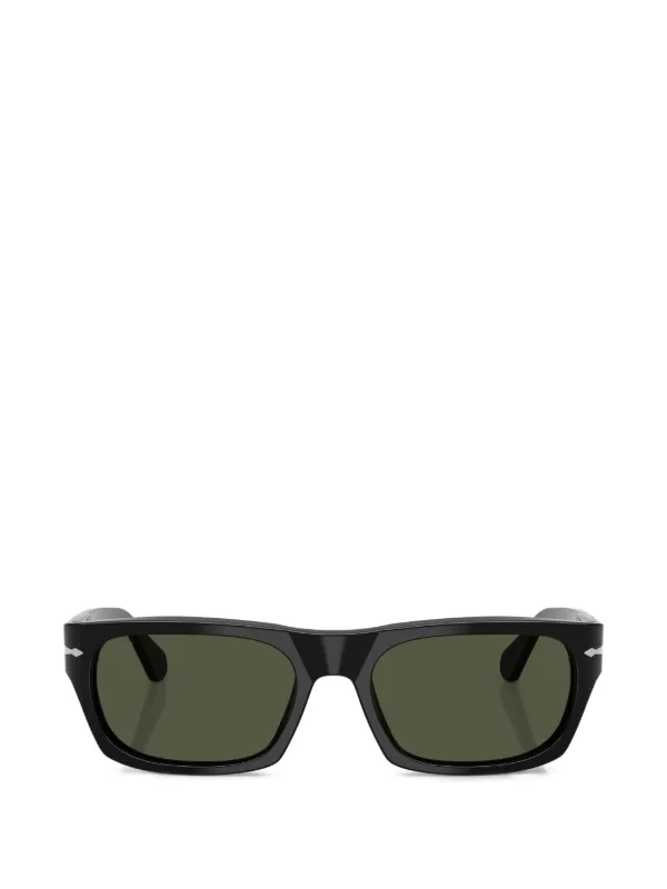 Persol スクエアフレーム サングラス | ブラック | FARFETCH JP