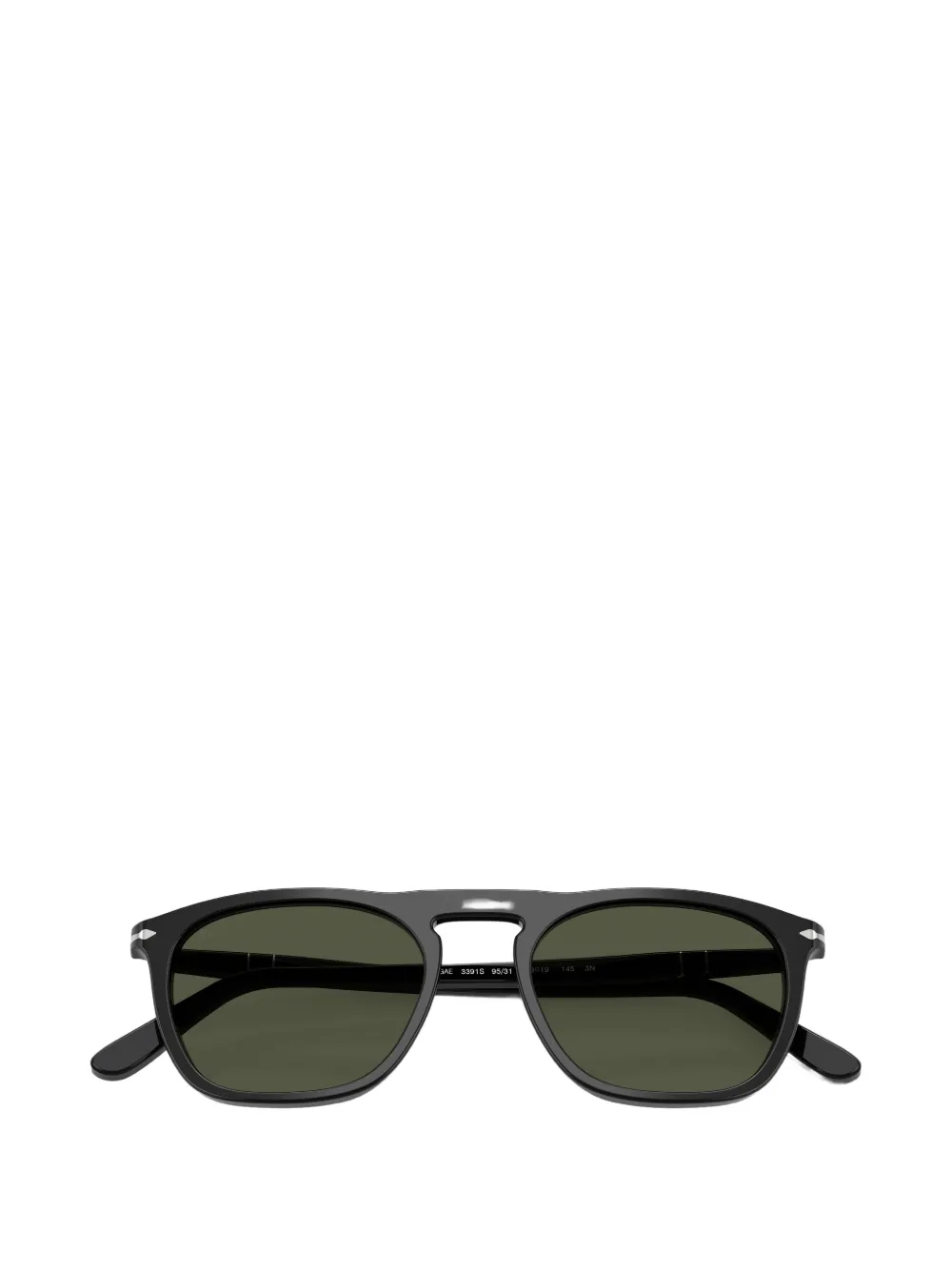 Persol Zonnebril met vierkant montuur Zwart