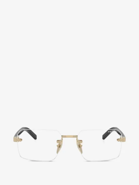 Prada Eyewear rimless-frame glasses