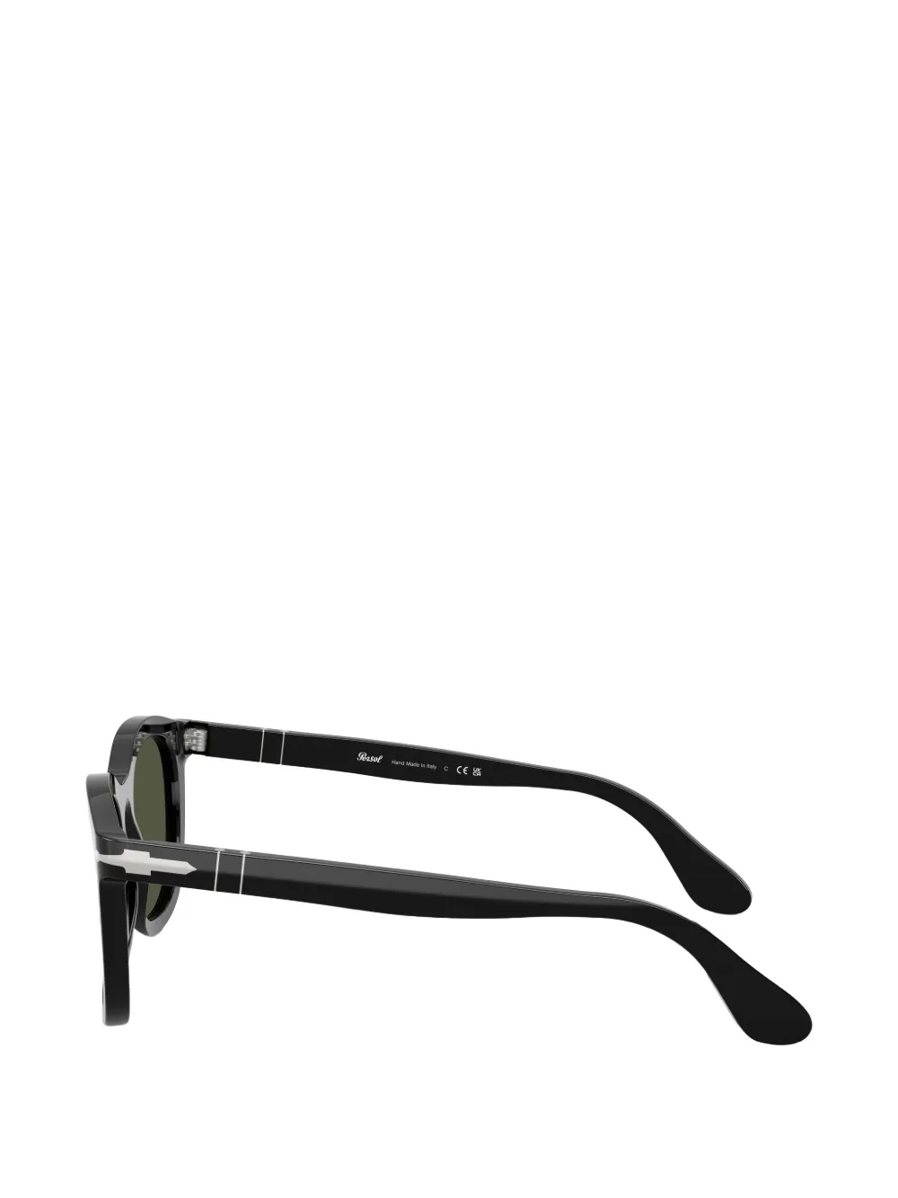 Persol Zonnebril met vlinder montuur Zwart