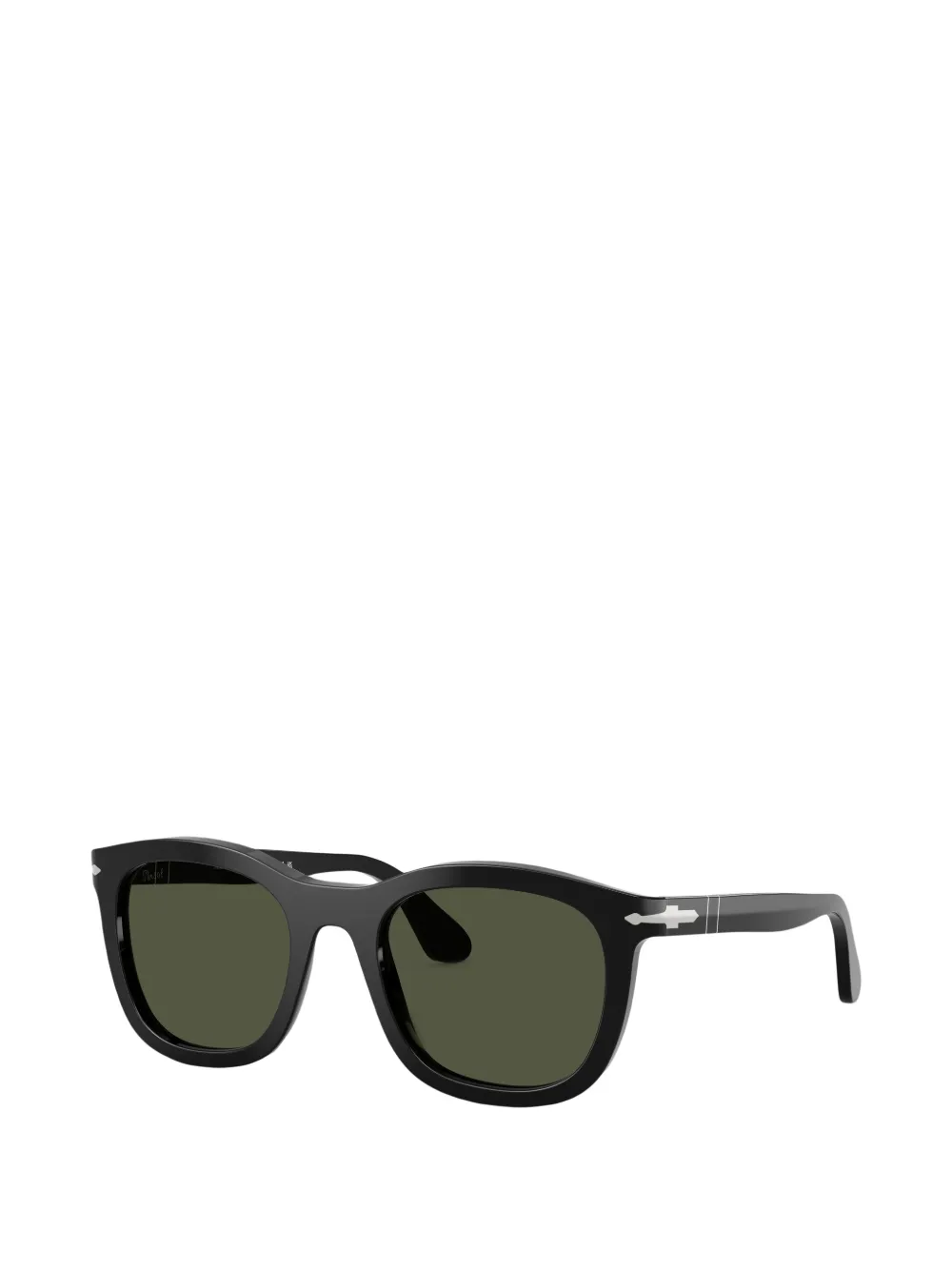 Persol Zonnebril met vlinder montuur Zwart