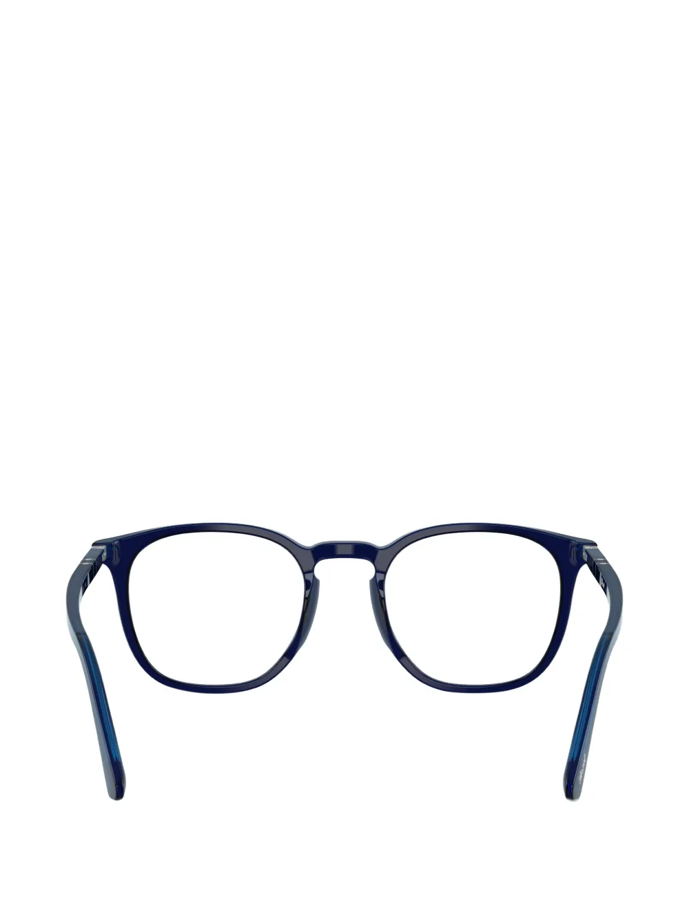 Persol Bril met rond montuur Blauw