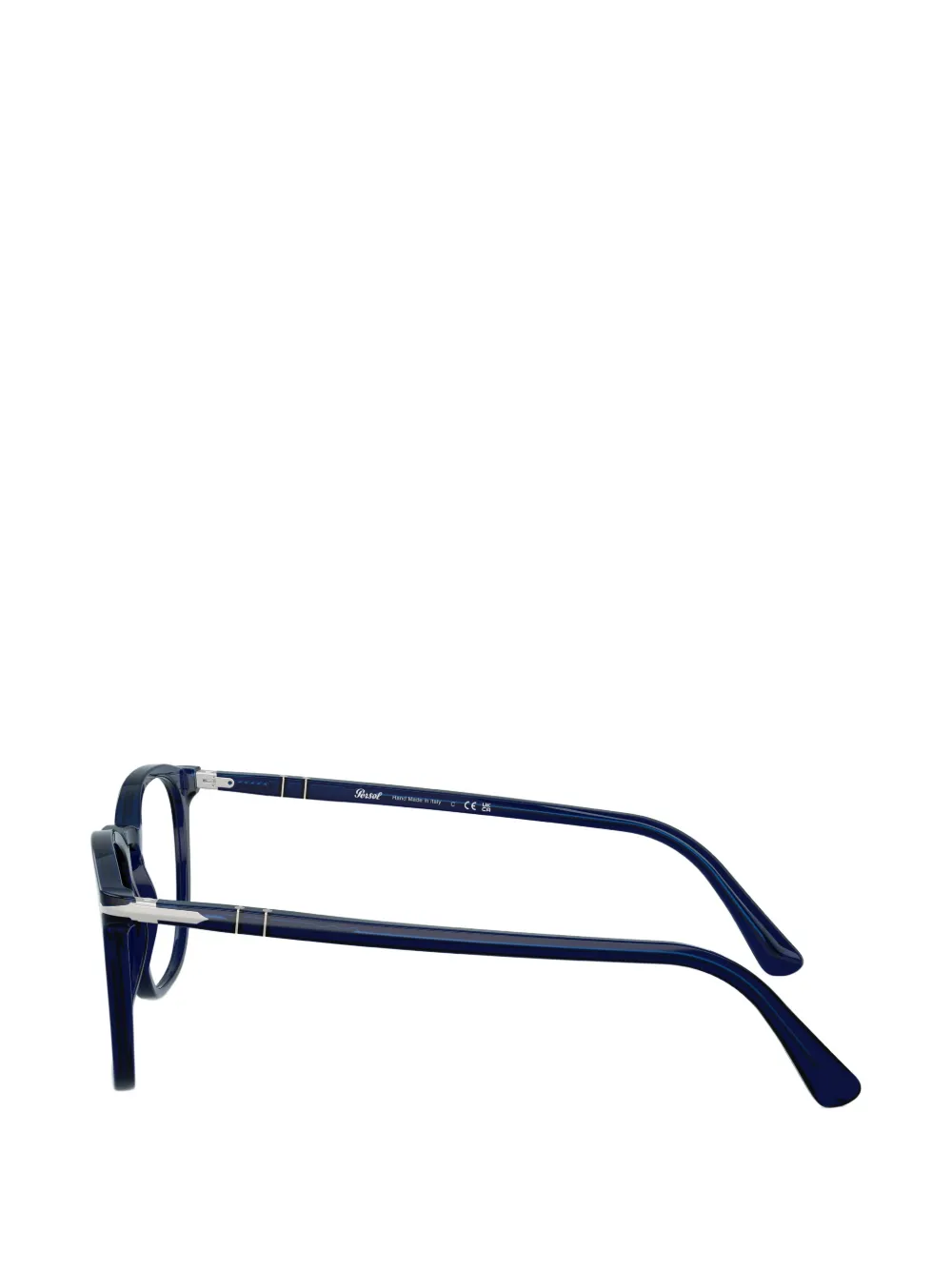 Persol Bril met rond montuur Blauw