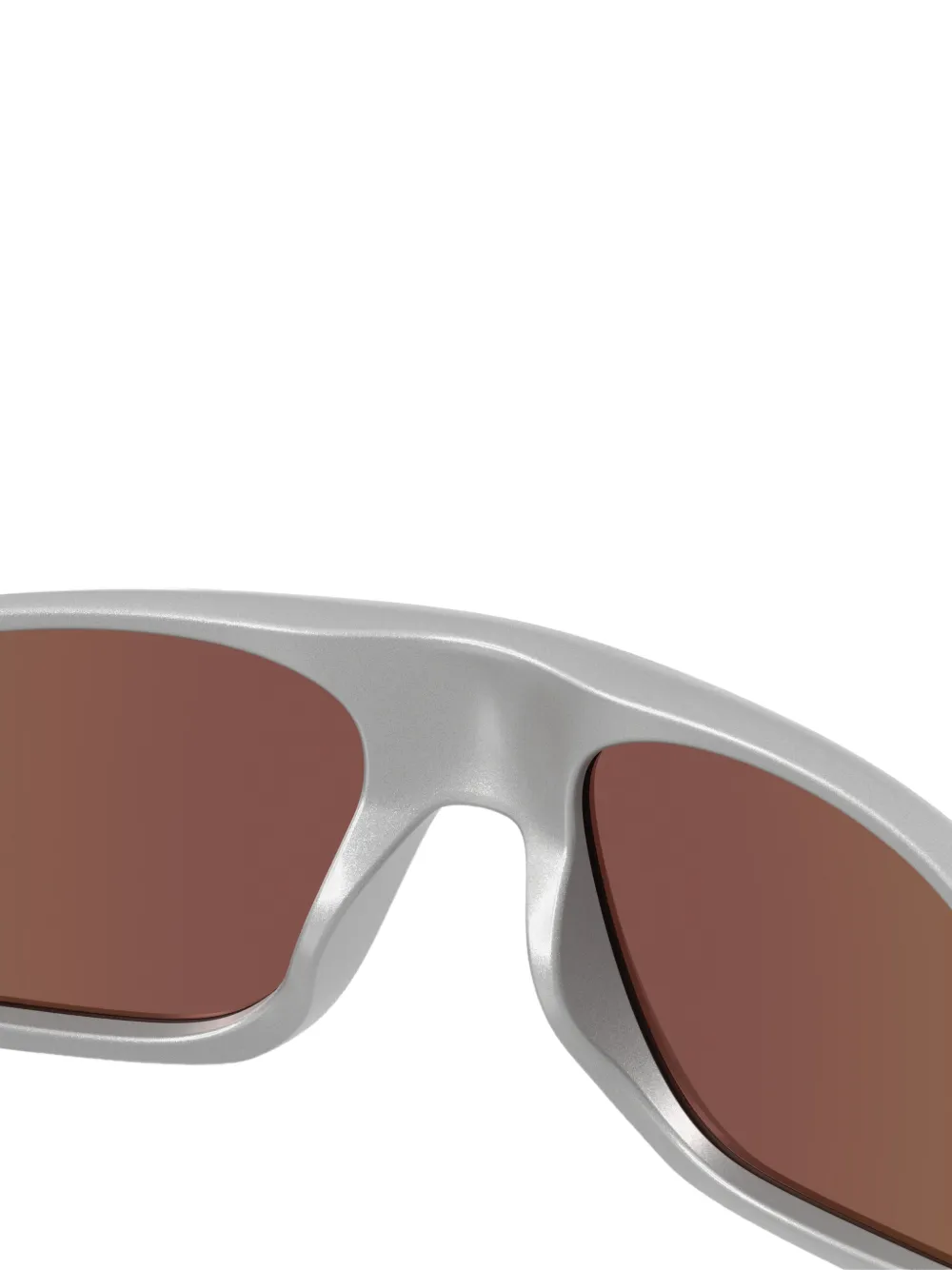 Oakley Zonnebril met geometrisch montuur Grijs