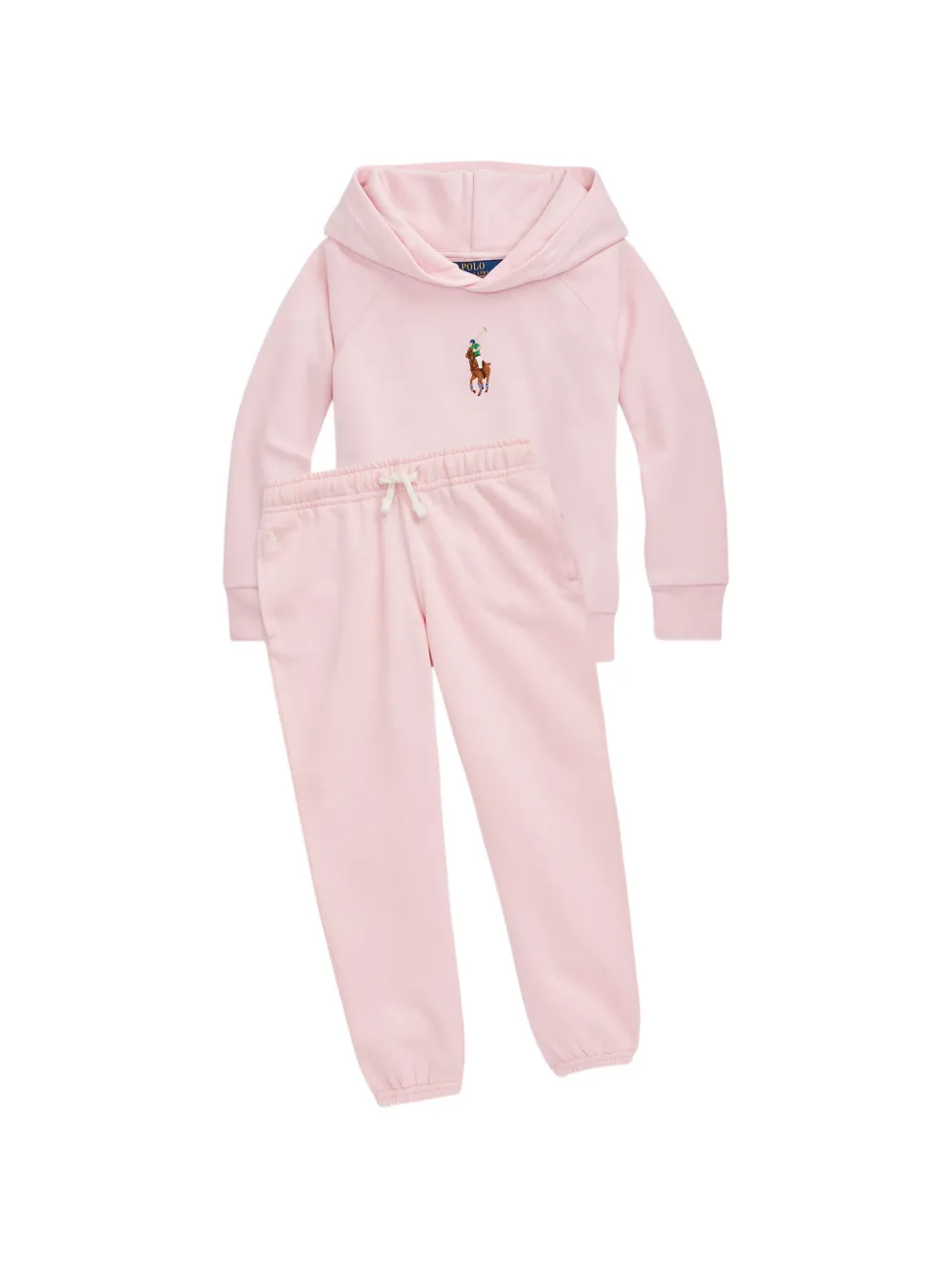 POLO RALPH LAUREN KIDS Pony-embroidered tracksuit - Rosa