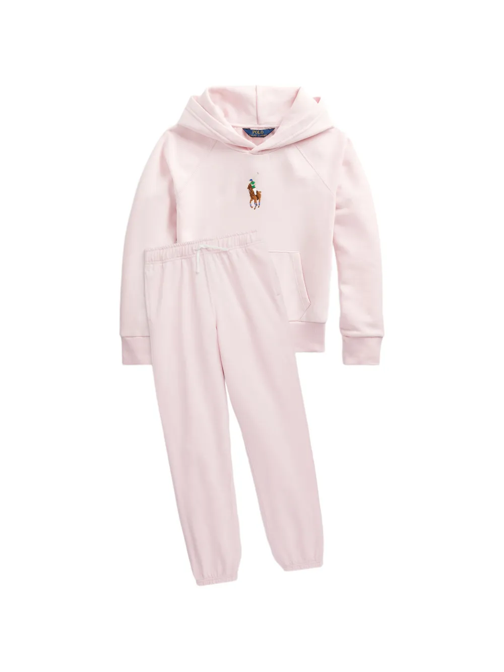 POLO RALPH LAUREN KIDS Polo Pony-embroidered tracksuit - Rosa
