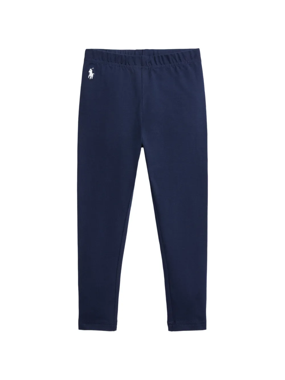 POLO RALPH LAUREN KIDS logo-embroidered leggings - Blue