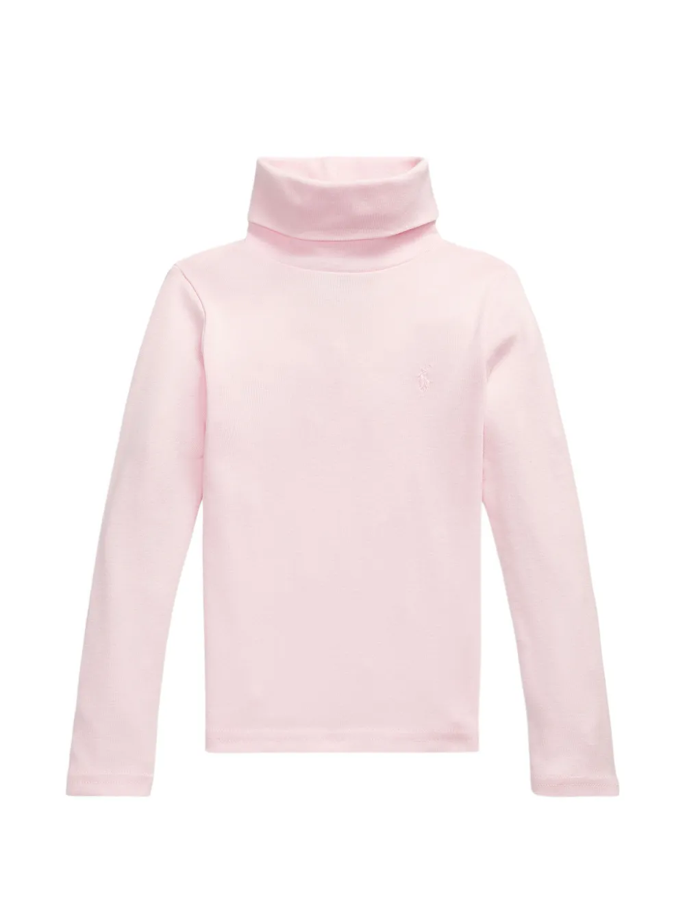 POLO RALPH LAUREN KIDS turtleneck long-sleeve sweater - Rosa