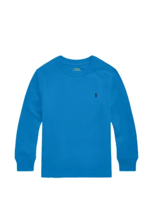 POLO RALPH LAUREN kidsロングシャツ POLO RALPH LAUREN KIDS ロングTシャツ | ブルー | FARFETCH JP