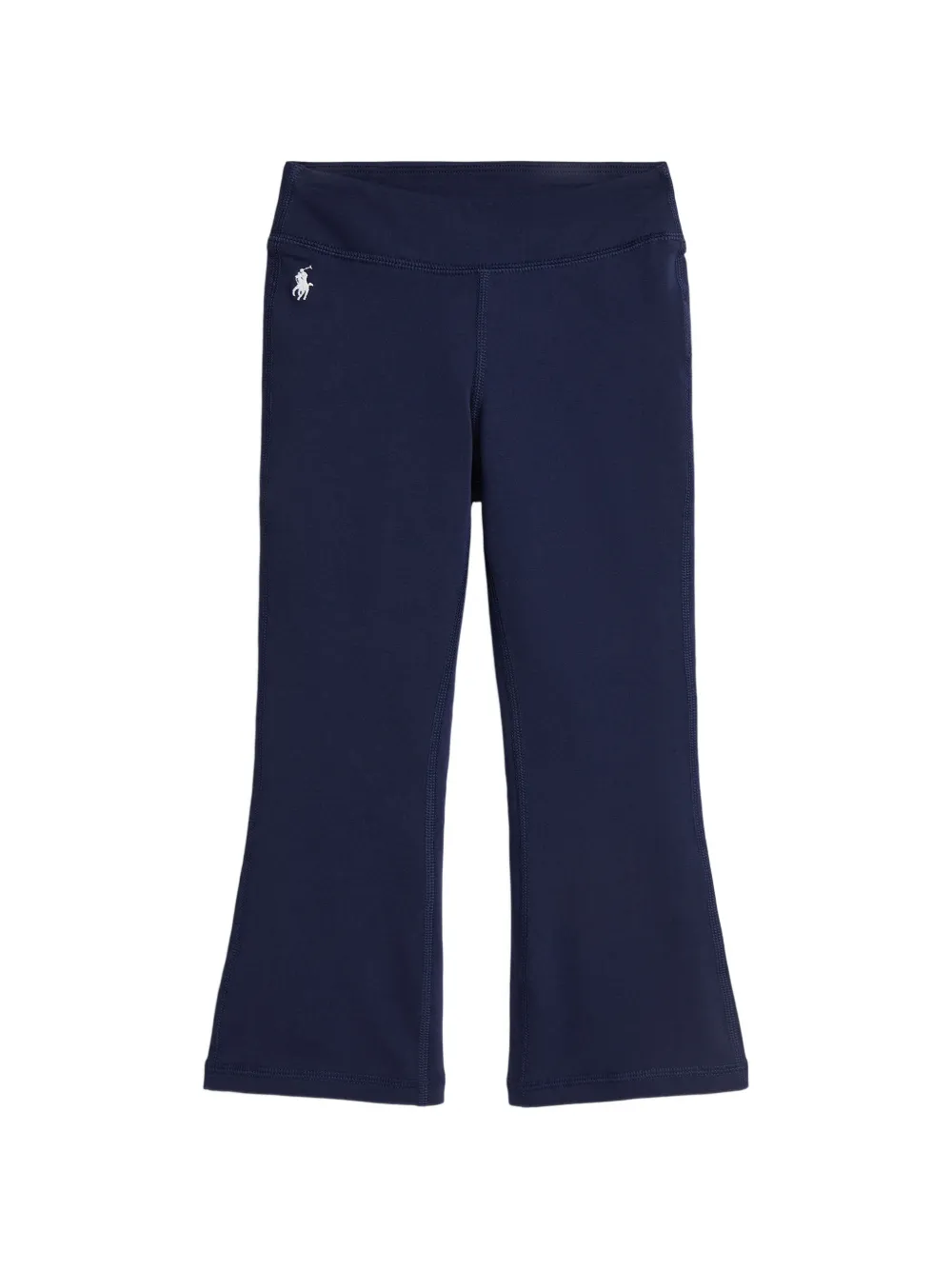 POLO RALPH LAUREN KIDS Pony-motif flared trousers - Blu