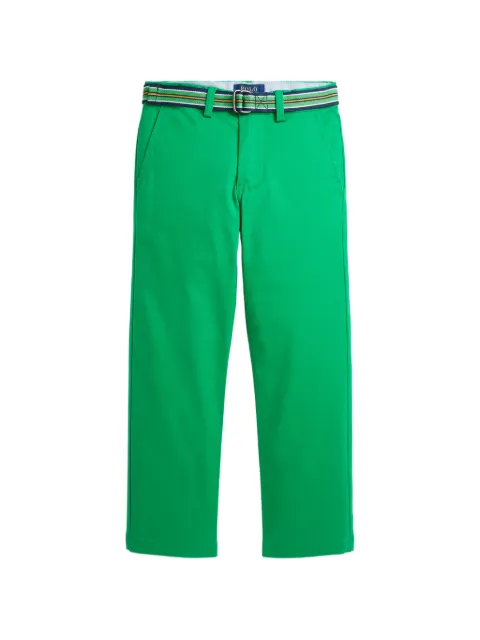 POLO RALPH LAUREN KIDS belted chino trousers