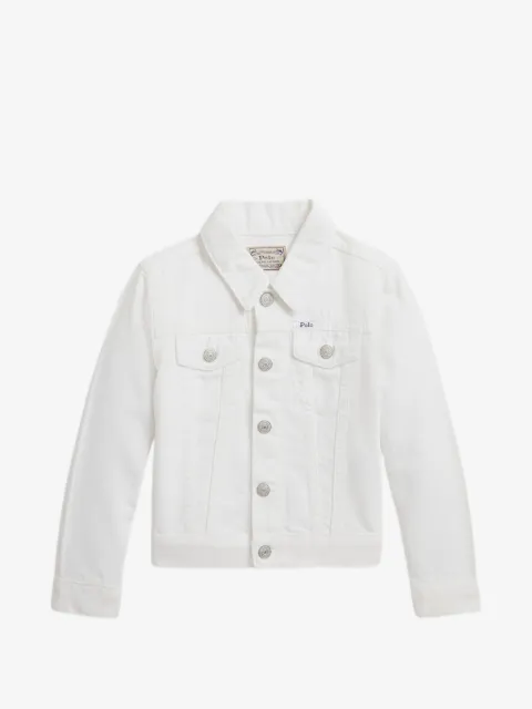 POLO RALPH LAUREN KIDS chaqueta vaquera con botones