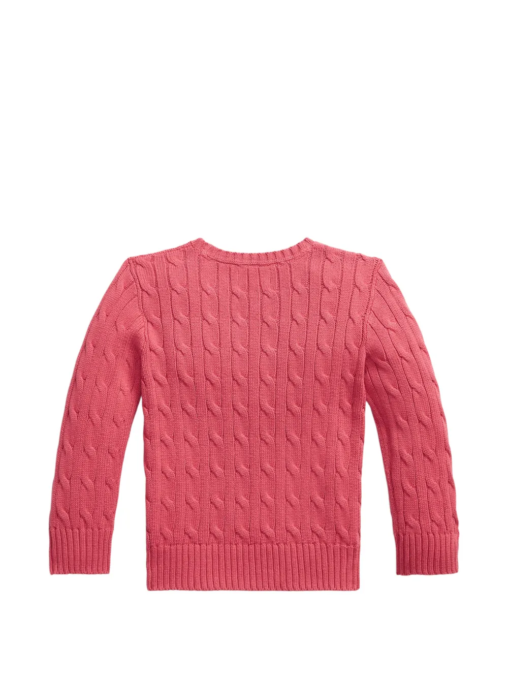 POLO RALPH LAUREN KIDS Kabelgebreide sweater Roze