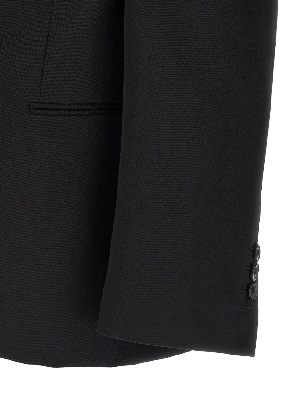 Maison Margiela Blazer van scheerwol Zwart