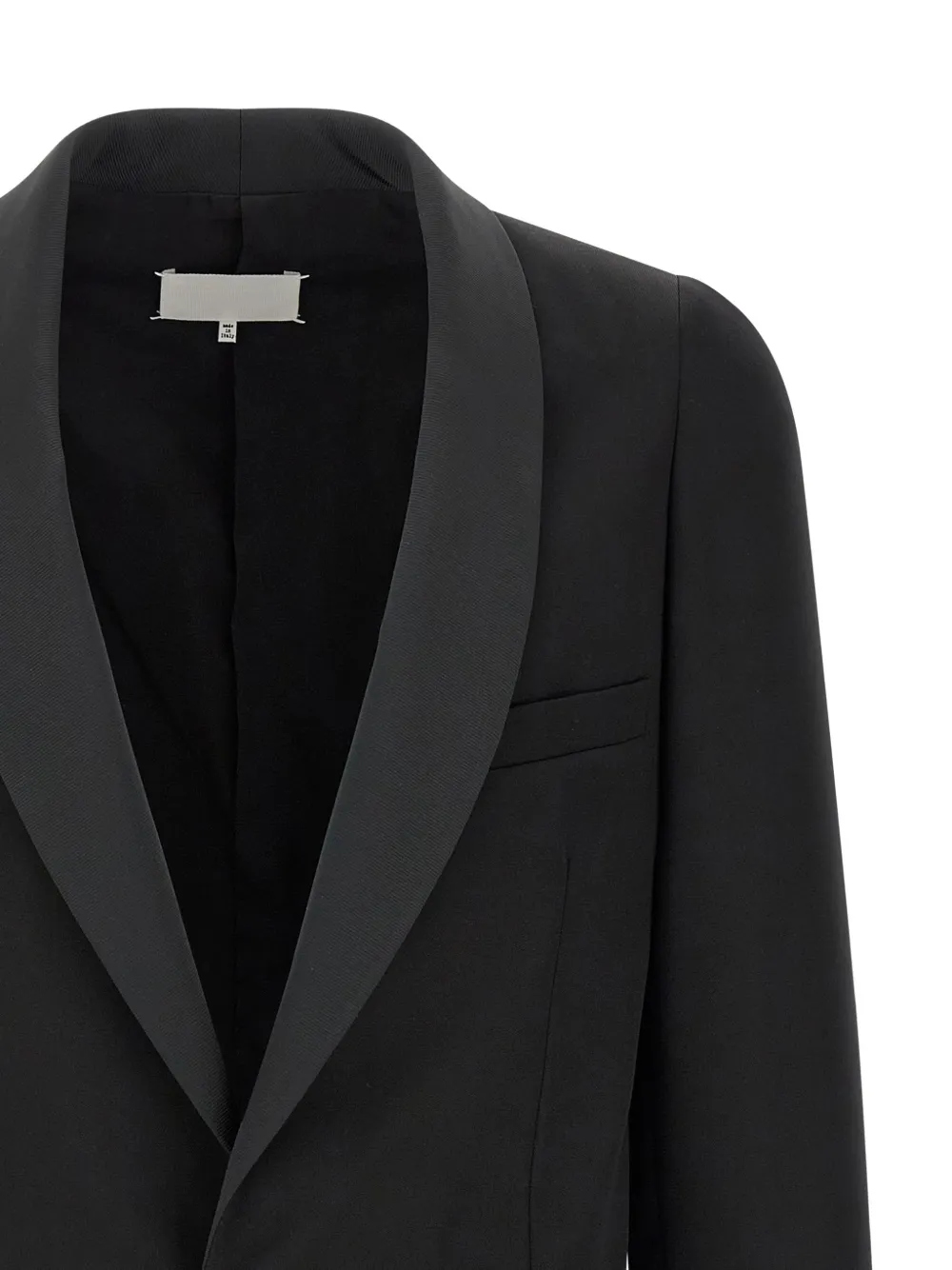 Maison Margiela Blazer van scheerwol Zwart