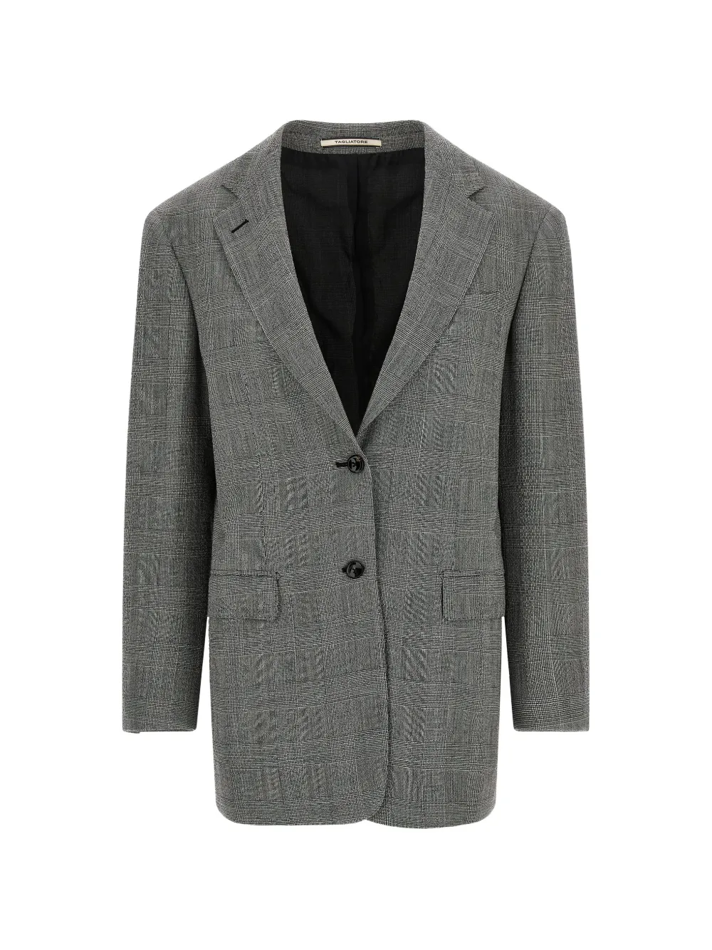 Tagliatore Cecily Prince of Wales patterned single-breasted blazer - Grau