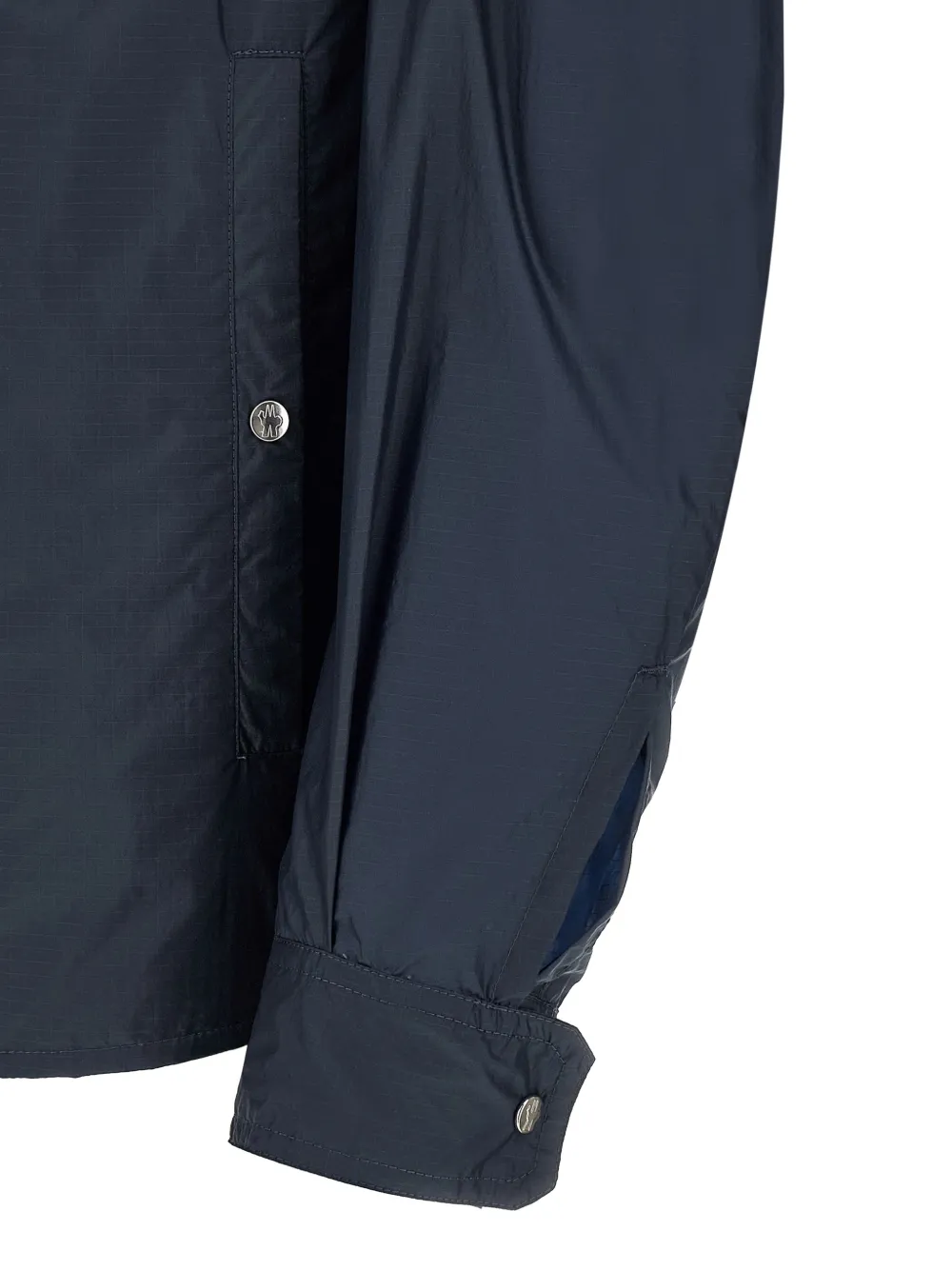 Moncler Lichtgewicht overhemd met puntige kraag Blauw