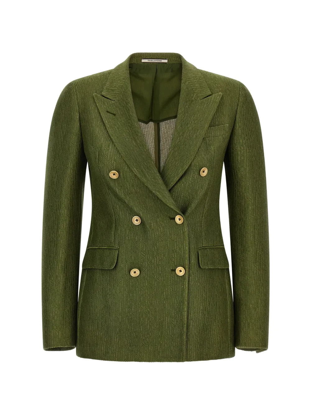 Tagliatore Parigi double-breasted peak lapels blazer - Verde