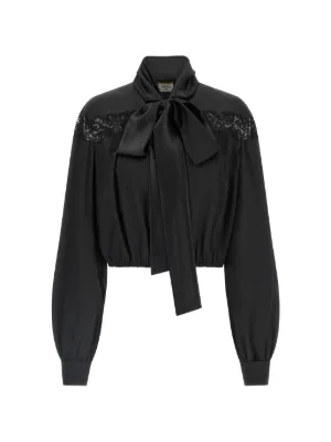 Saint Laurent Blouses for Women - Shop on FARFETCH