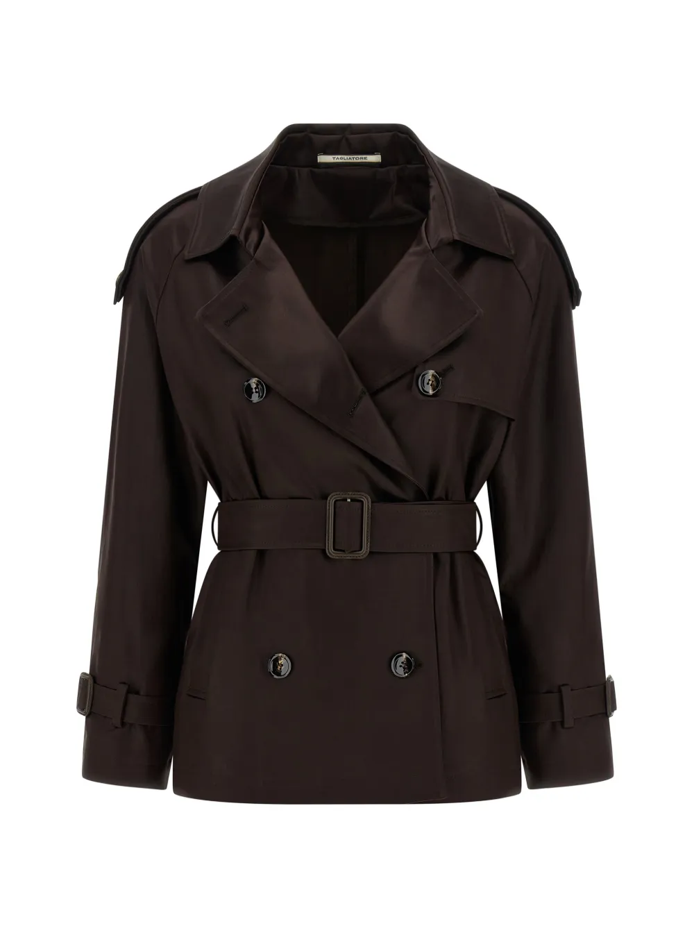 Tagliatore Savannah double-breasted trench coat - Marrone