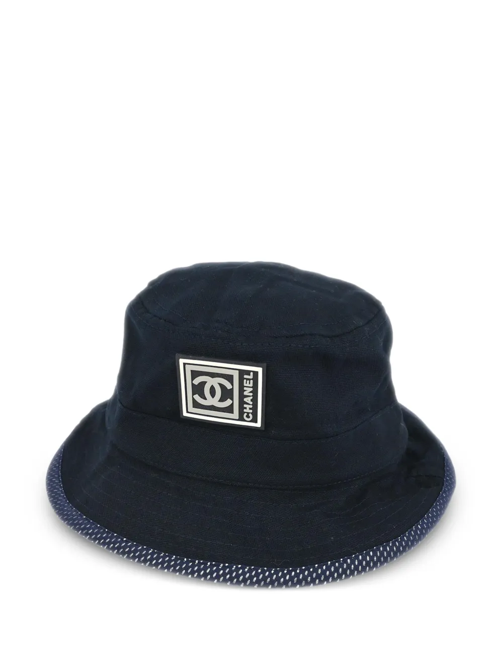 CHANEL Pre-Owned 1990-2000s sport line bucket hat - Blu