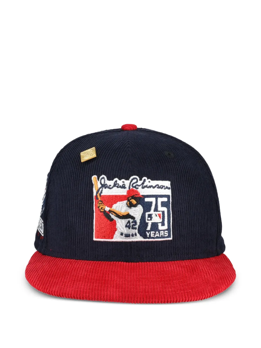 NEW ERA CAP 59FIFTY Jackie Robinson Act patched fitted hat - Blu