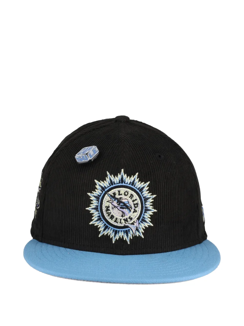 NEW ERA CAP 59FIFTY Florida Marlins 10th Anniversary corduroy hat - Schwarz