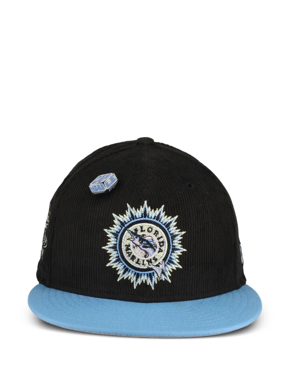 NEW ERA CAP 59FIFTY Florida Marlins 10th Anniversary corduroy hat - Schwarz