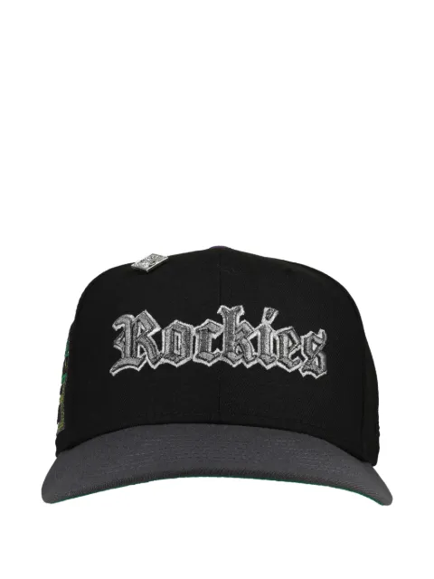 NEW ERA CAP 59FIFTY Colorado Rockies Old English Script 1995 script fitted hat