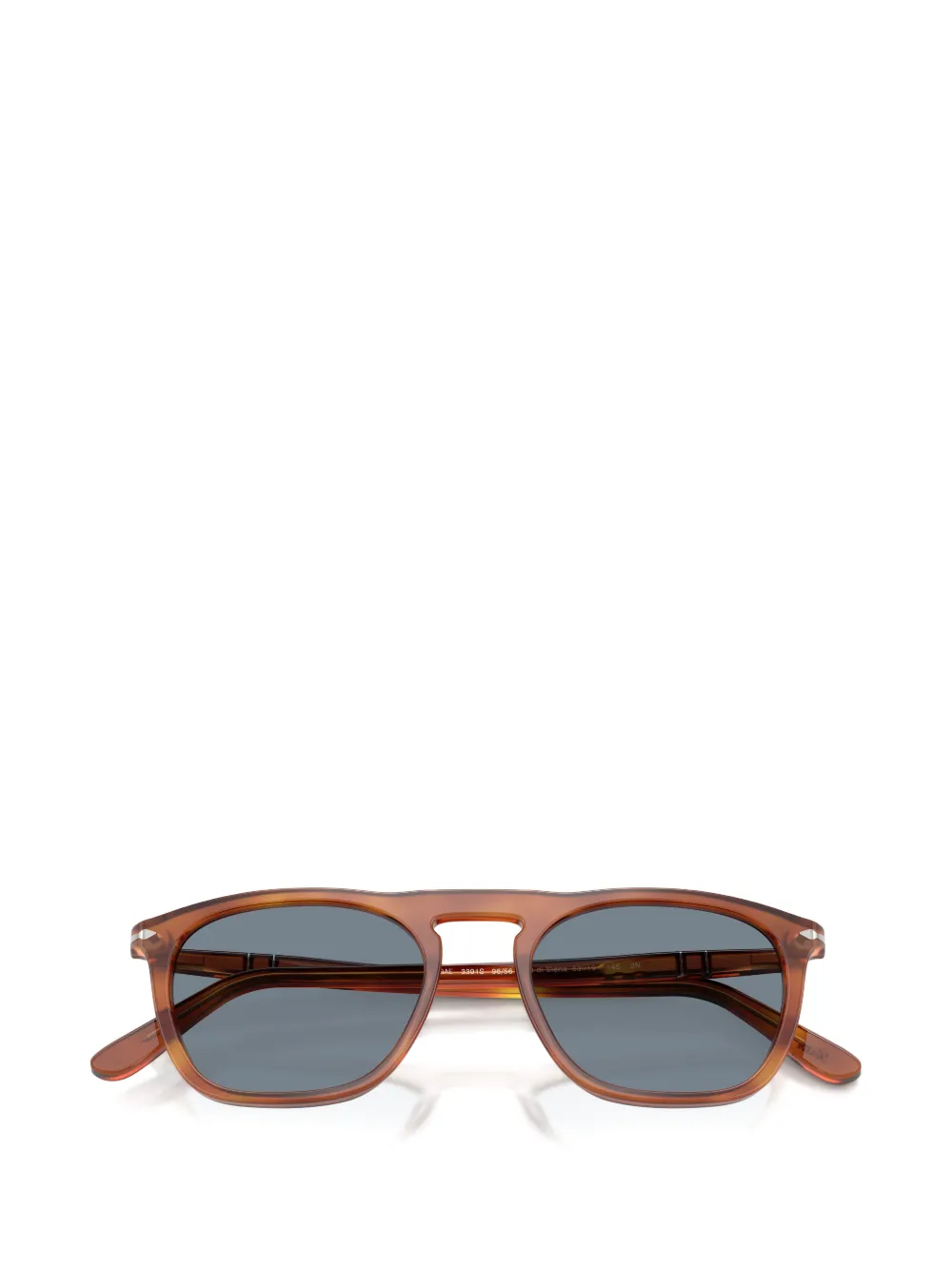 Persol Zonnebril met vierkant montuur Bruin