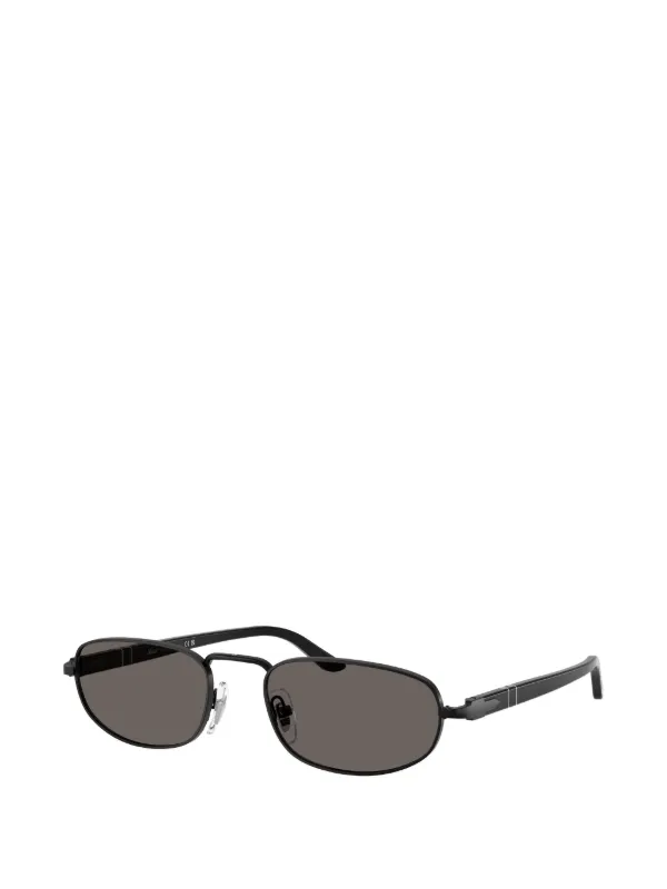Persol オーバルフレーム サングラス | ブラック | FARFETCH JP