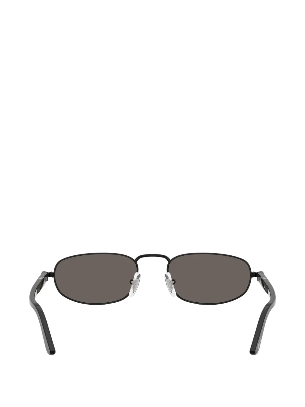 Persol Zonnebril met ovalen montuur Zwart