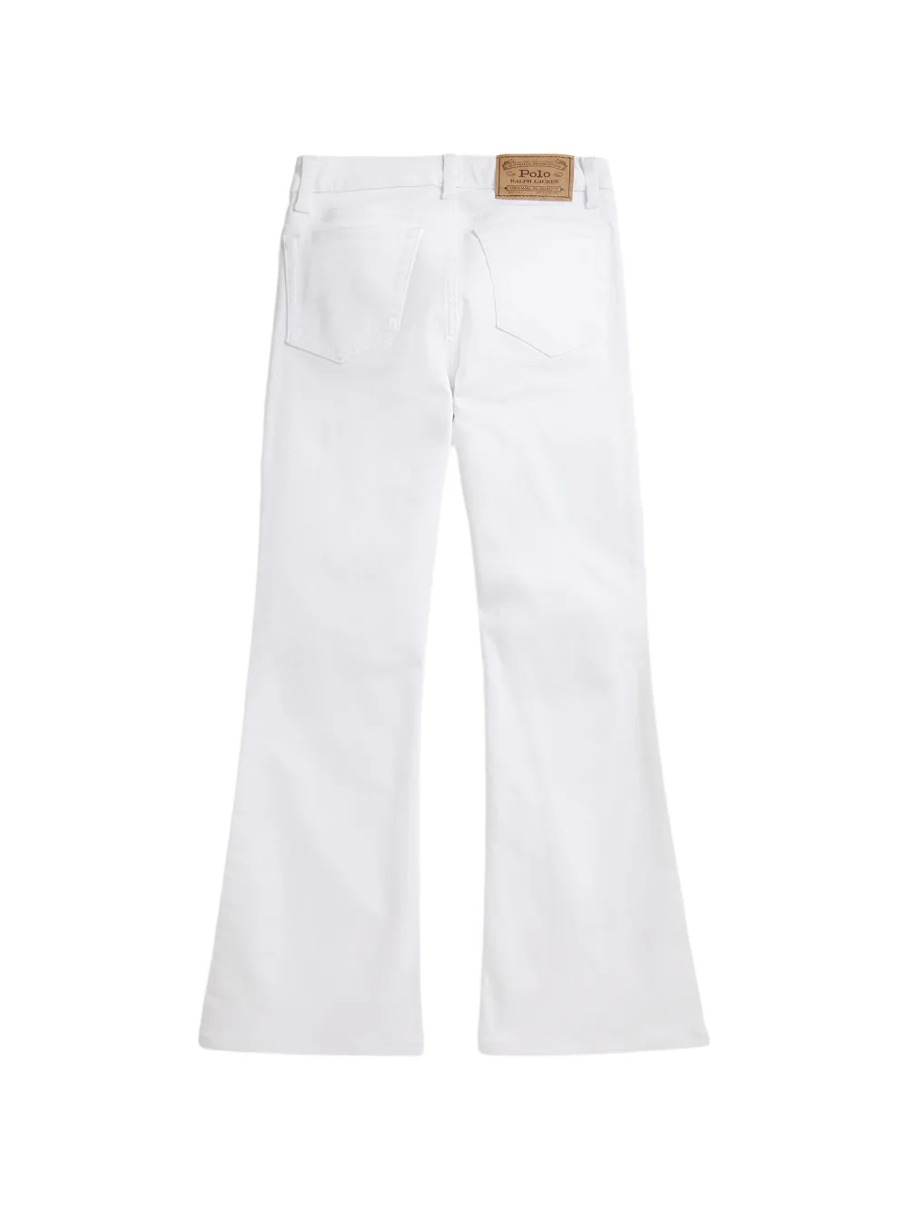 POLO RALPH LAUREN KIDS Jeans met logopatch Wit