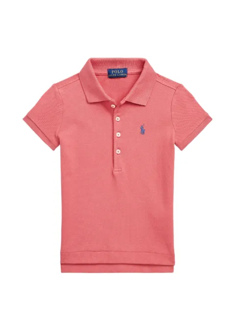 POLO RALPH LAUREN KIDS logo-embroidered polo shirt