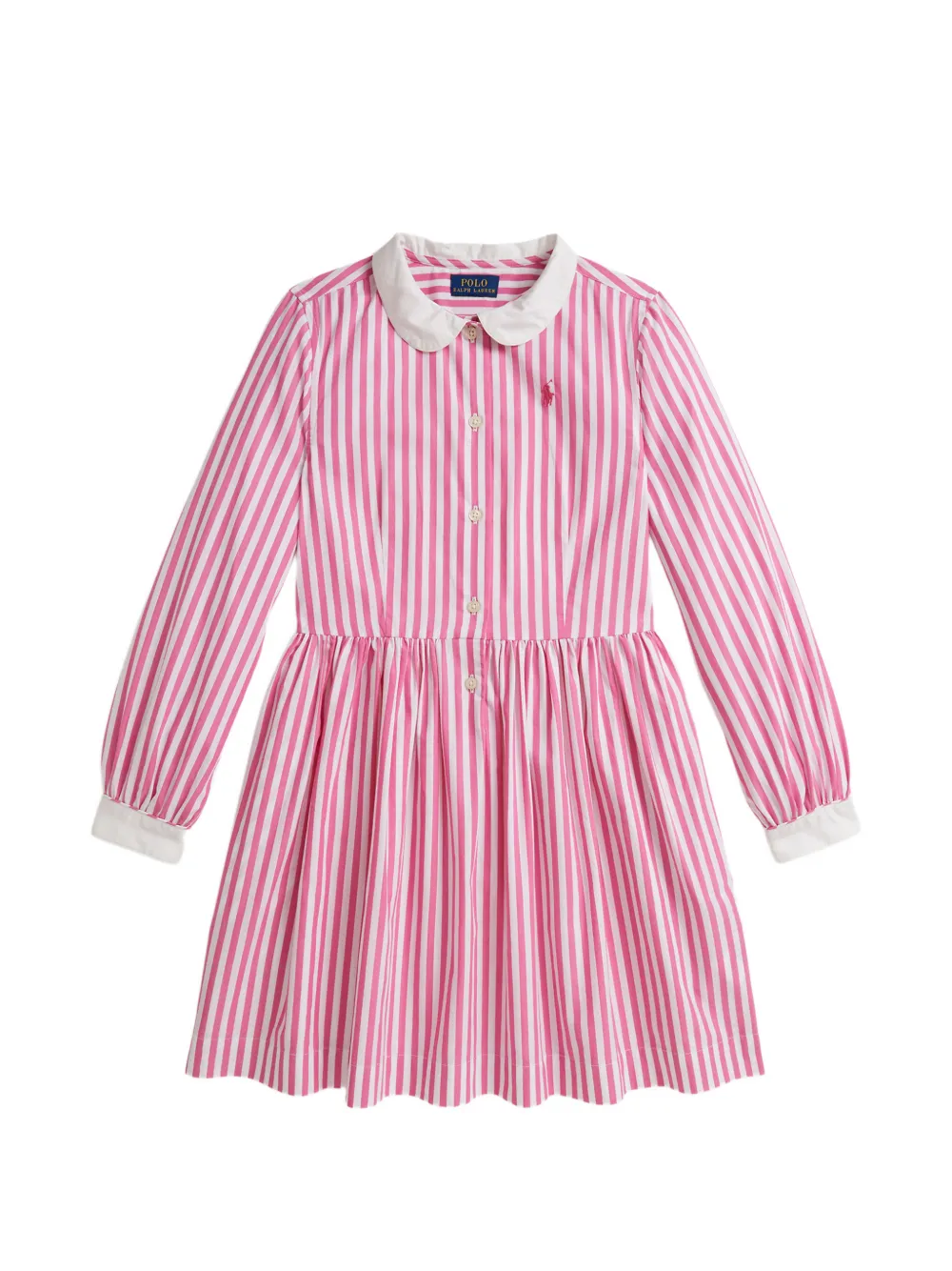 POLO RALPH LAUREN KIDS striped dress - Pink