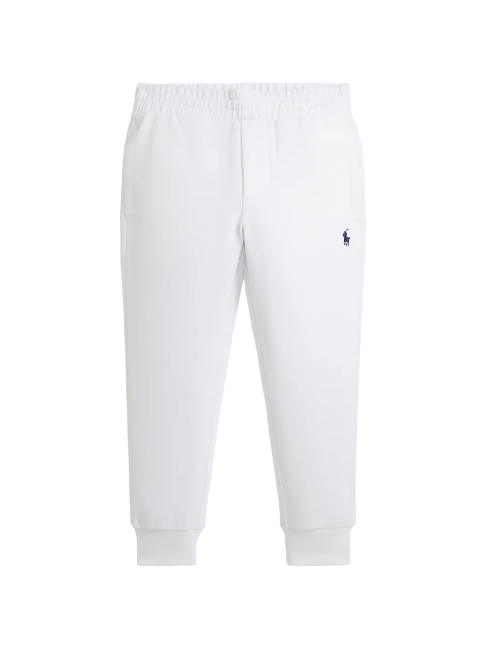 POLO RALPH LAUREN KIDS logo-embroidered track pants - Bianco