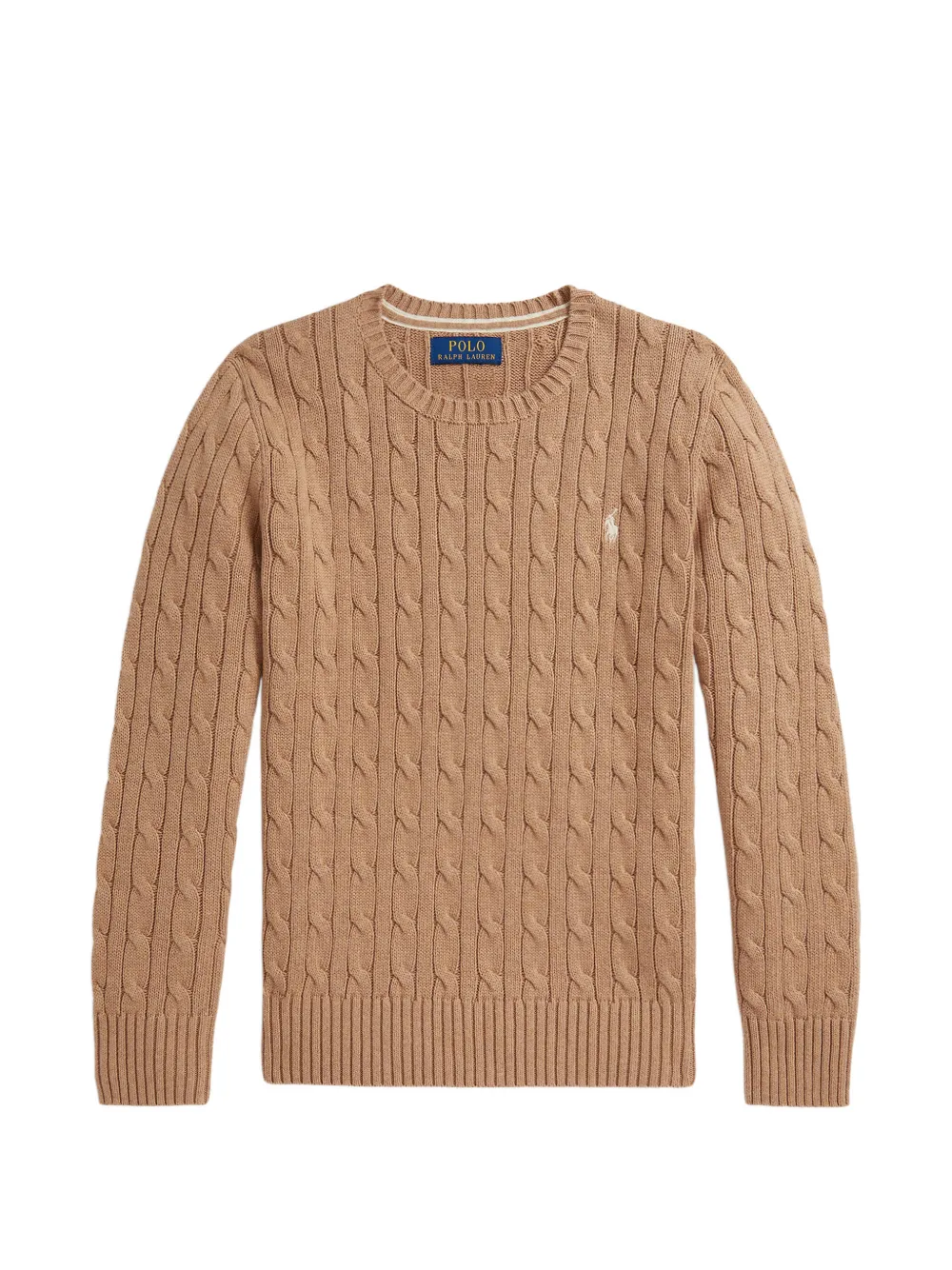 POLO RALPH LAUREN KIDS cable-knit jumper - Toni neutri