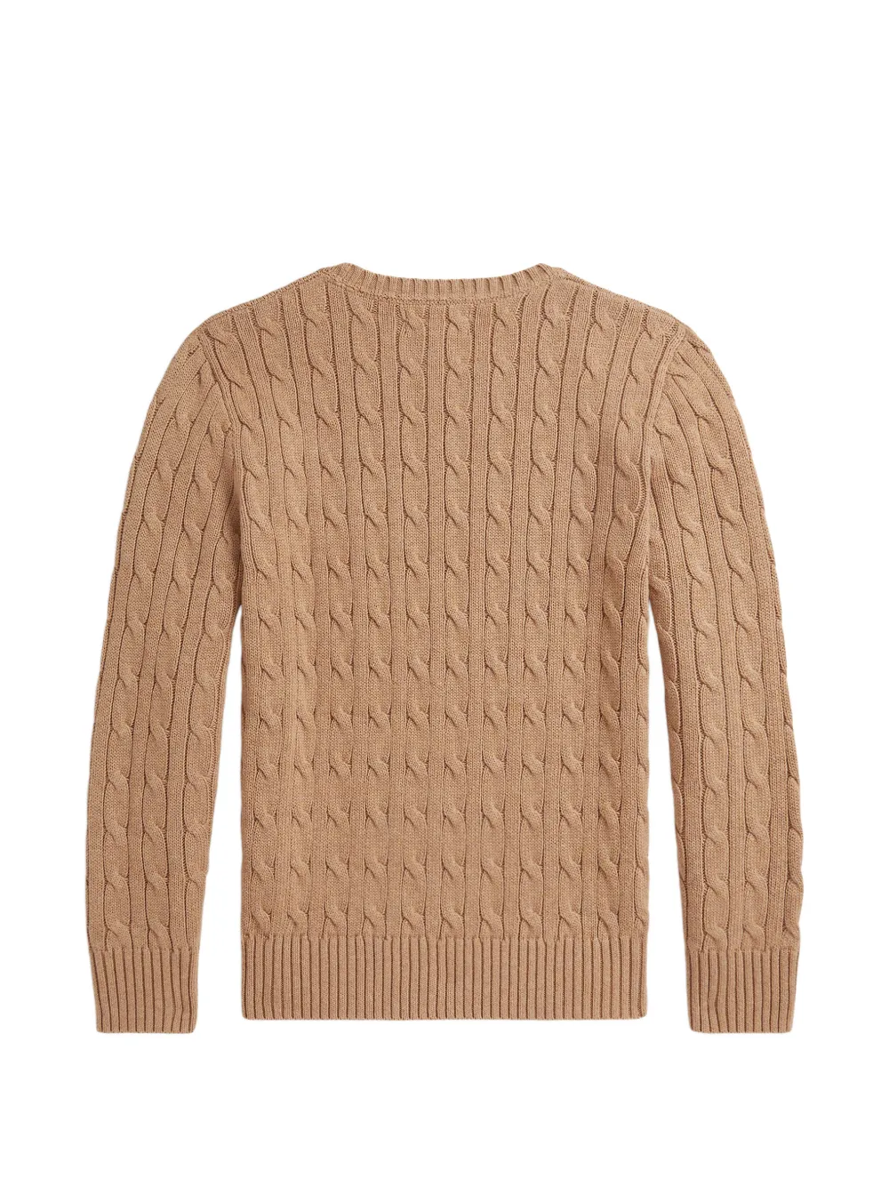 POLO RALPH LAUREN KIDS Kabelgebreide trui Beige