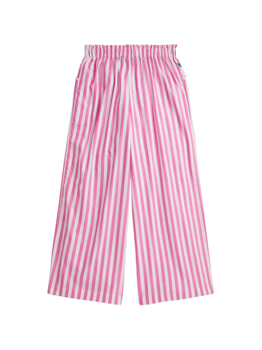 POLO RALPH LAUREN KIDS striped pleated trousers - Rosa