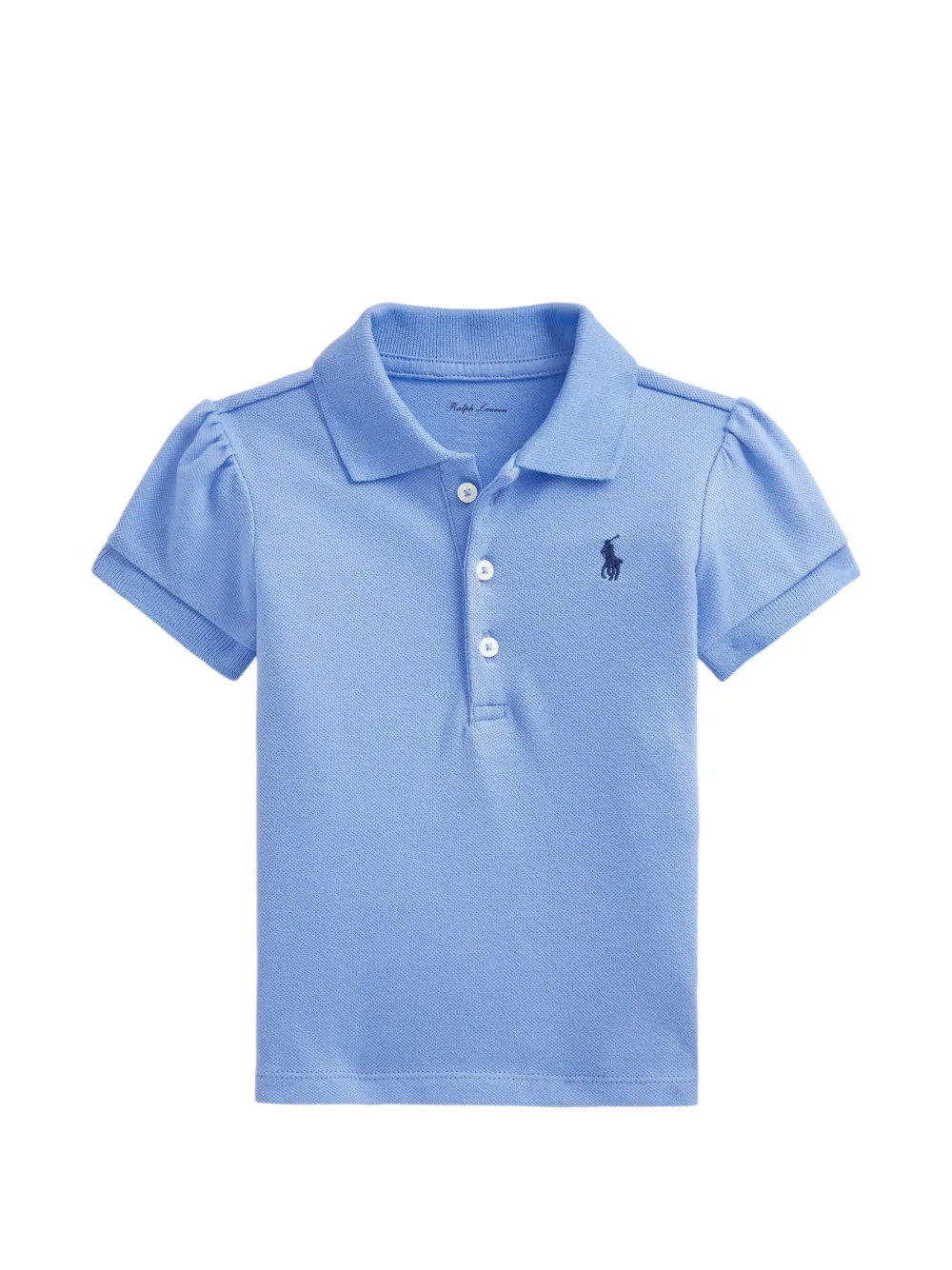 POLO RALPH LAUREN KIDS Polo Pony-embroidered polo shirt - Blu