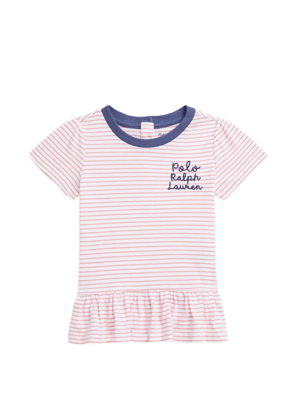 POLO RALPH LAUREN KIDS striped T-shirt - Rosa