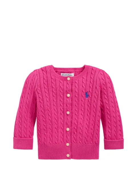 POLO RALPH LAUREN KIDS cable-knit cardigan