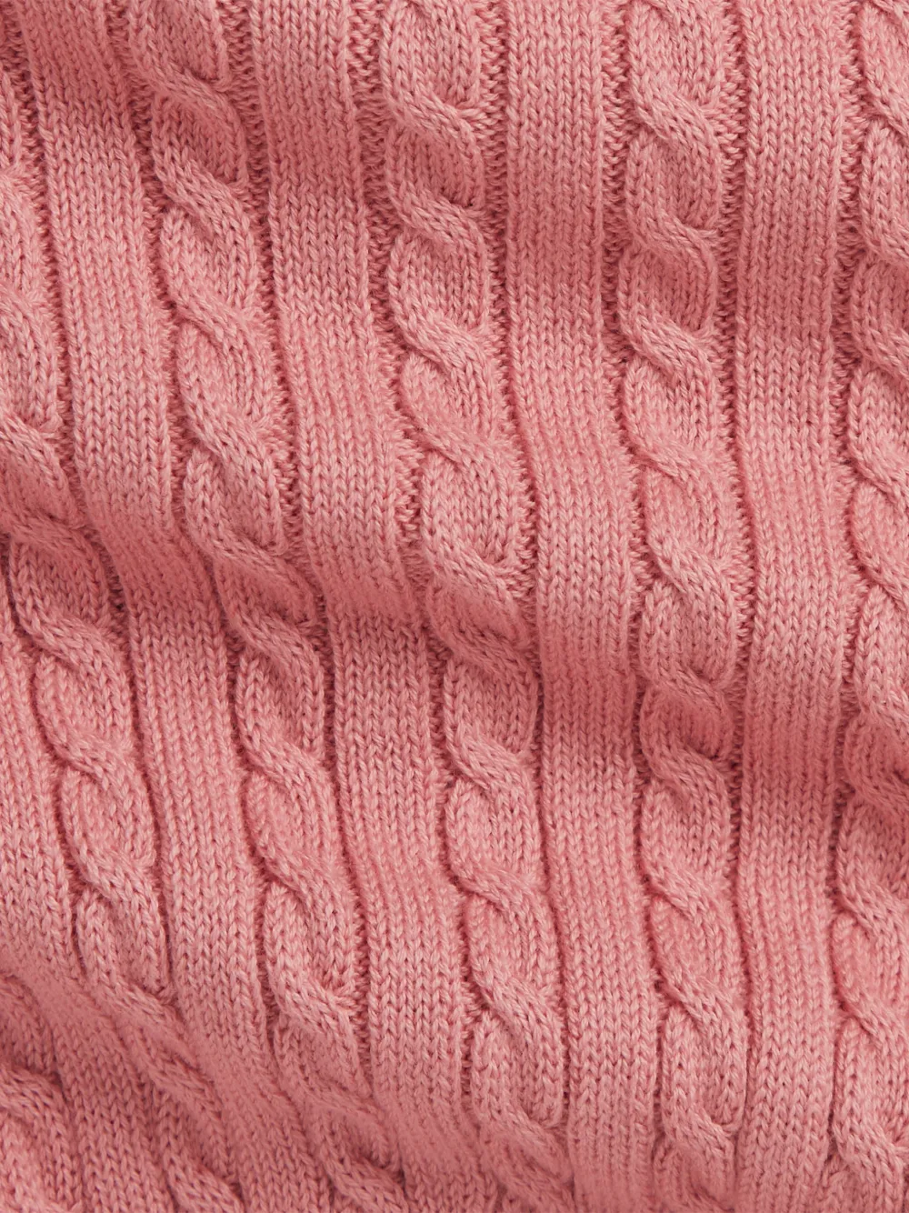 POLO RALPH LAUREN KIDS Kabelgebreid vest Roze