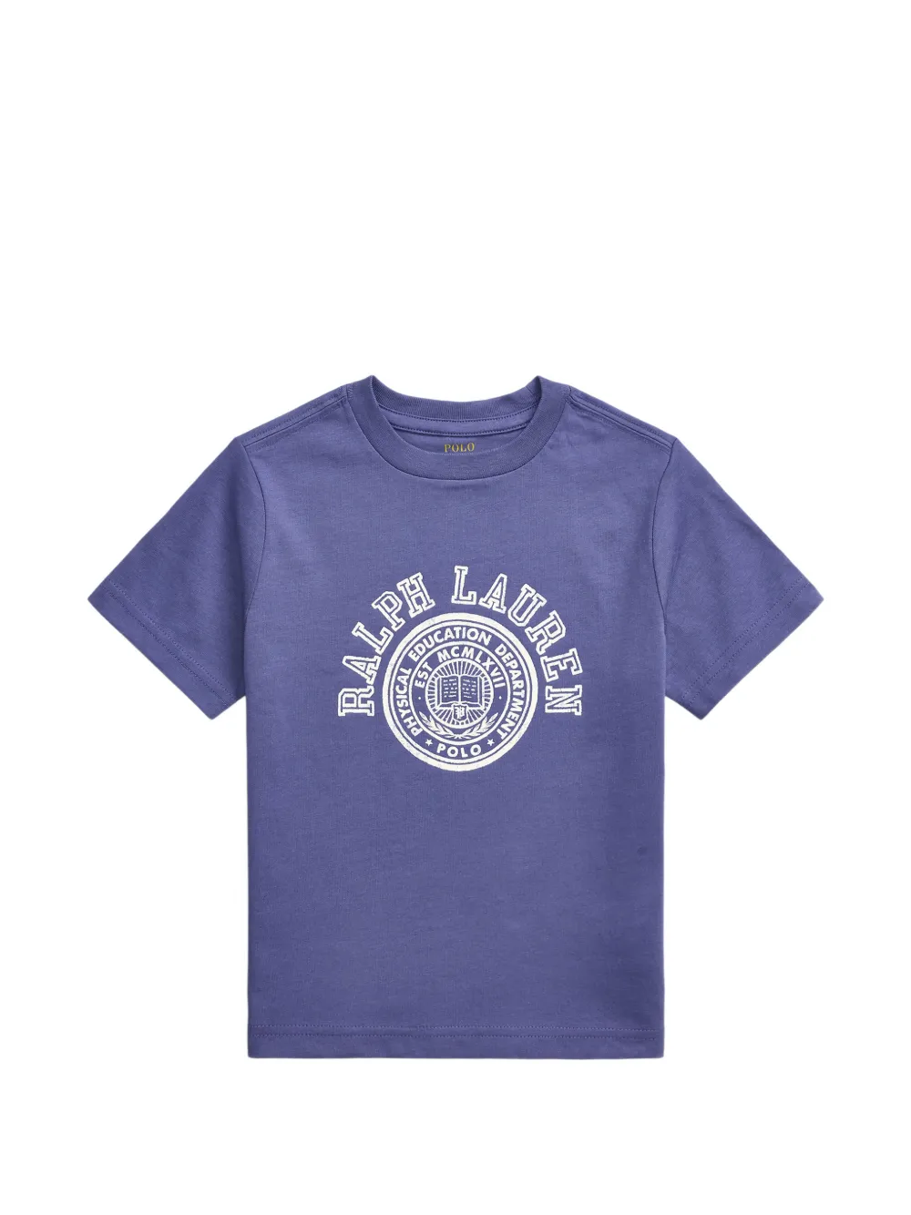 POLO RALPH LAUREN KIDS logo-print T-shirt - Viola